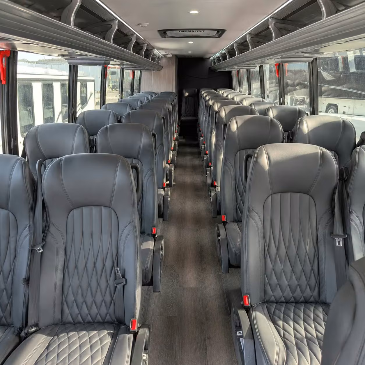 28 passenger minibus inside