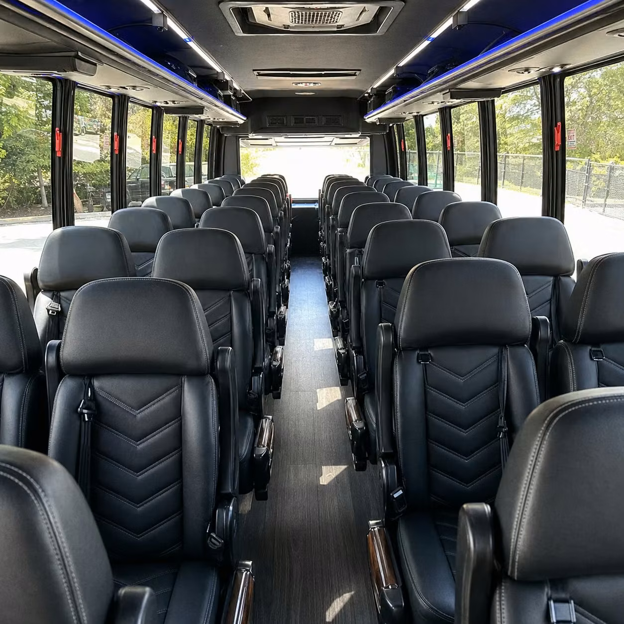 30 passenger minibus inside