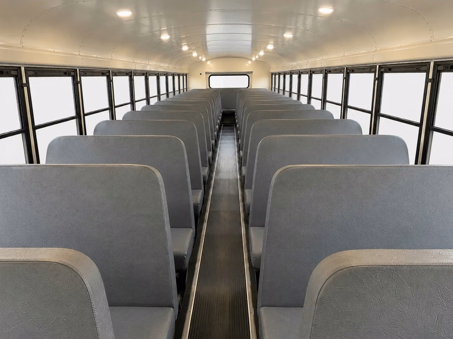 school bus inside
