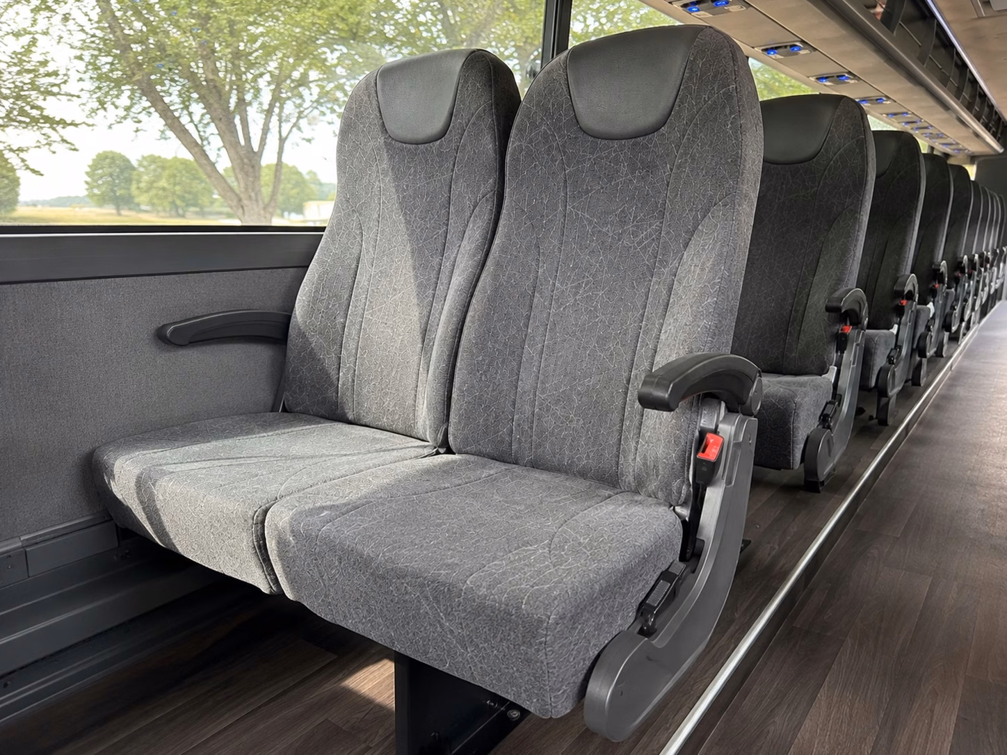 shoreline charter bus interior gallery