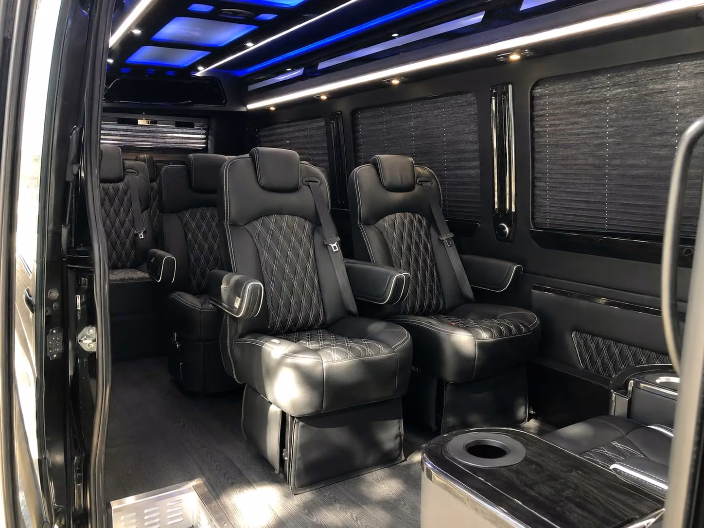 shoreline sprinter van rental with driver